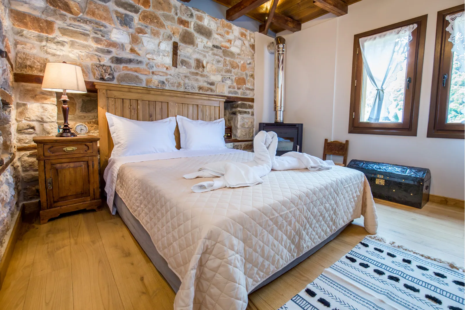 Master bedroom at Maroyda Stonehouse